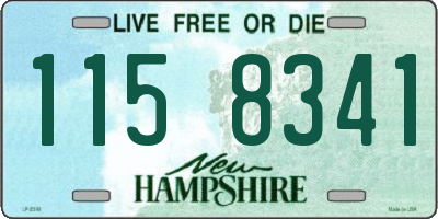 NH license plate 1158341
