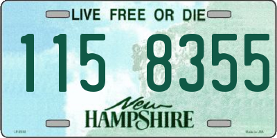 NH license plate 1158355