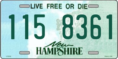 NH license plate 1158361
