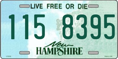 NH license plate 1158395