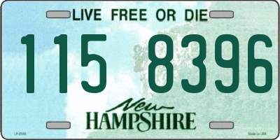NH license plate 1158396