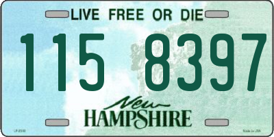 NH license plate 1158397