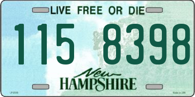 NH license plate 1158398