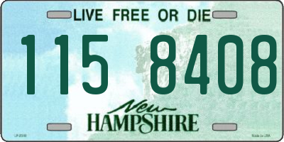 NH license plate 1158408