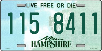 NH license plate 1158411