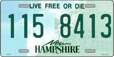 NH license plate 1158413