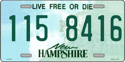 NH license plate 1158416