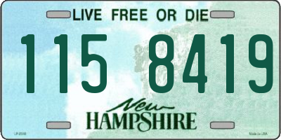 NH license plate 1158419