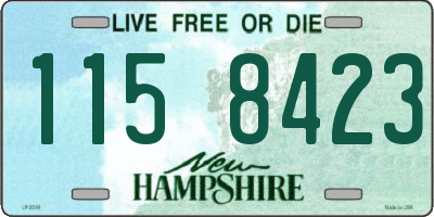 NH license plate 1158423