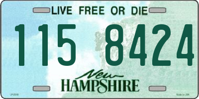 NH license plate 1158424