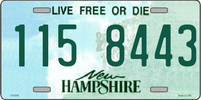 NH license plate 1158443