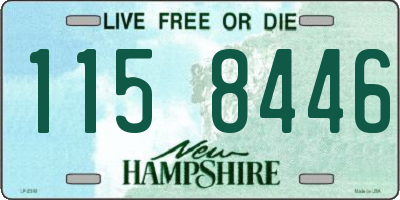NH license plate 1158446