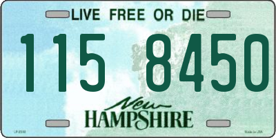 NH license plate 1158450