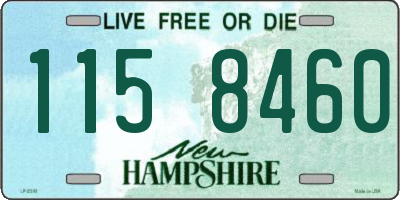 NH license plate 1158460