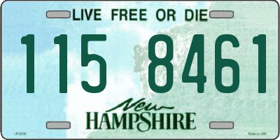 NH license plate 1158461