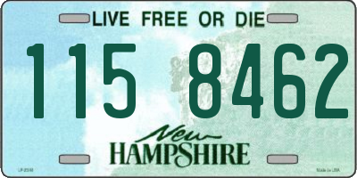 NH license plate 1158462
