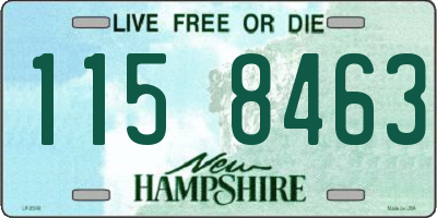 NH license plate 1158463