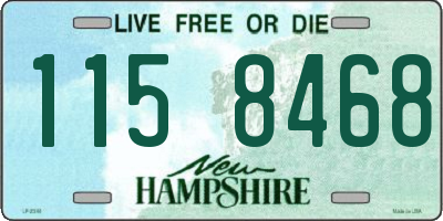 NH license plate 1158468