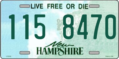 NH license plate 1158470