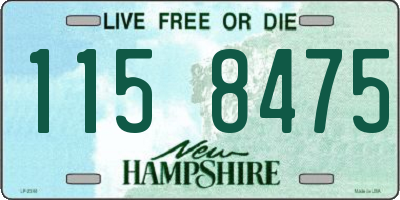 NH license plate 1158475