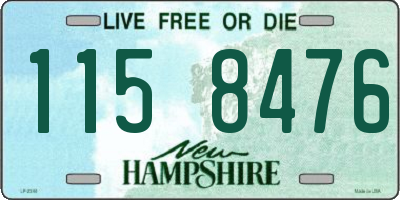 NH license plate 1158476