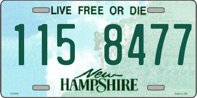 NH license plate 1158477