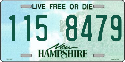 NH license plate 1158479