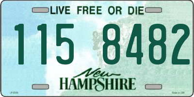 NH license plate 1158482