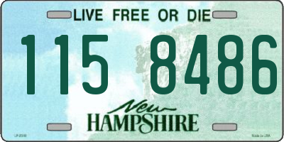 NH license plate 1158486