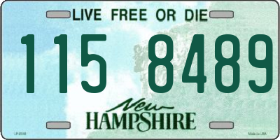 NH license plate 1158489