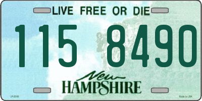 NH license plate 1158490