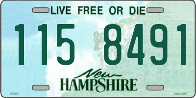 NH license plate 1158491