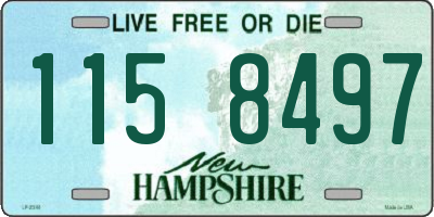 NH license plate 1158497