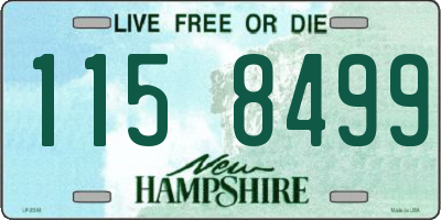 NH license plate 1158499