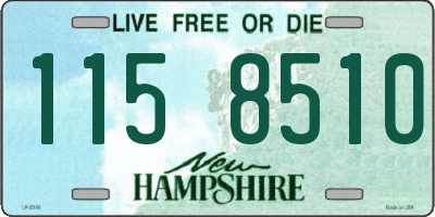 NH license plate 1158510