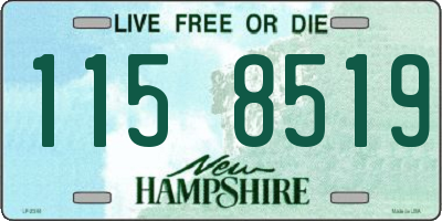 NH license plate 1158519