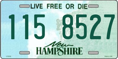 NH license plate 1158527