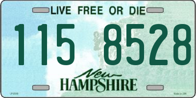 NH license plate 1158528