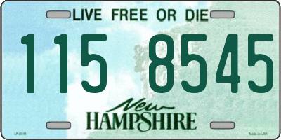 NH license plate 1158545