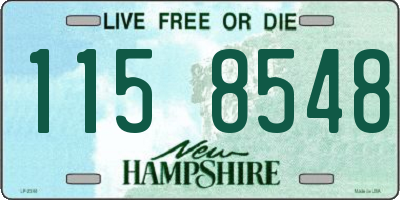 NH license plate 1158548