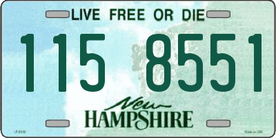 NH license plate 1158551
