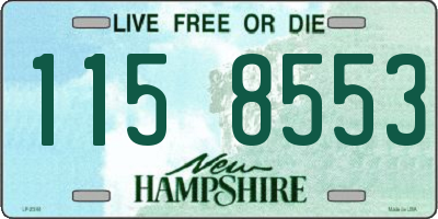 NH license plate 1158553
