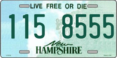 NH license plate 1158555