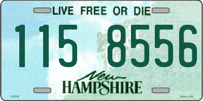 NH license plate 1158556