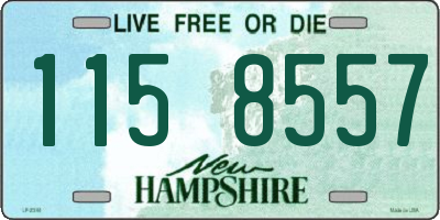 NH license plate 1158557