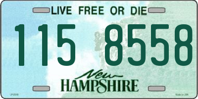 NH license plate 1158558