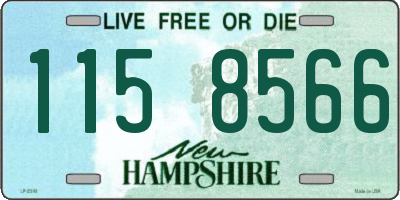 NH license plate 1158566
