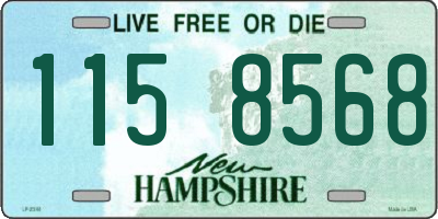 NH license plate 1158568