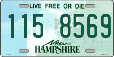NH license plate 1158569