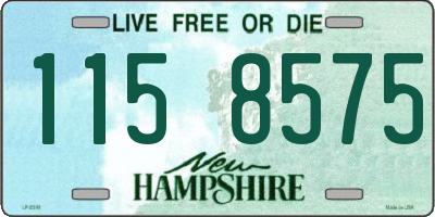 NH license plate 1158575